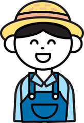 농부 남자 여자 