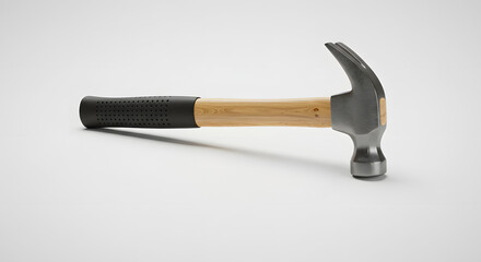 A hammer is shown on a white background
