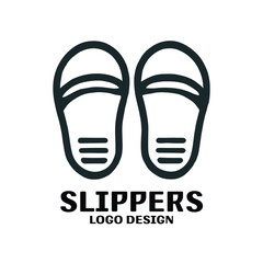 Slippers Vector Logo Design