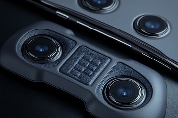 Fototapeta premium Close-up of a Modern Smartphone Camera System