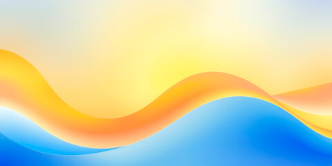 Seamless Abstract Wave Background Featuring a Smooth Gradient Transition, Blending Soft Colors for a Sleek and Elegant Visual Effect