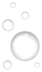Transparent bubbles 