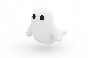 Fototapeta premium Cute, simple ghost illustration