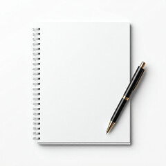 notebook and pen
