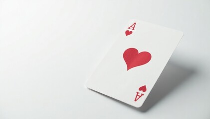 Fototapeta na wymiar A flipped-over playing card, white background , flip, single, black