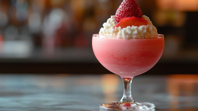 ecuadorian espumilla with guava foam