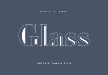 Grey Glassy Shine Elegant Luxury Metallic Text Effect