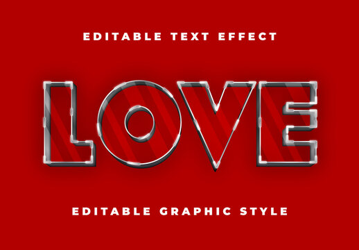 Silver Glass Glossy Display Shiny Luxury Text Effect