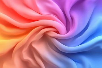 Obraz premium Abstract Swirling Colorful Fabric Texture