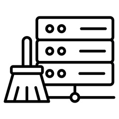 data cleaning icon