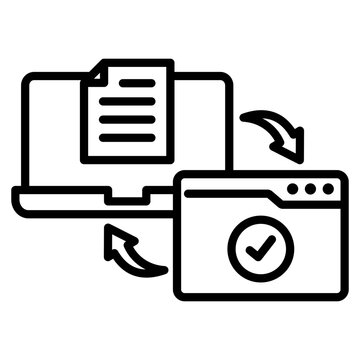 data transfer icon
