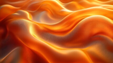Fototapeta premium A silky, gradient background in shades of deep orange, amber, and gold, with a velvety texture, 