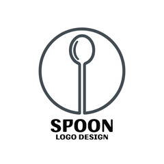 Spoon Vector Logo Design