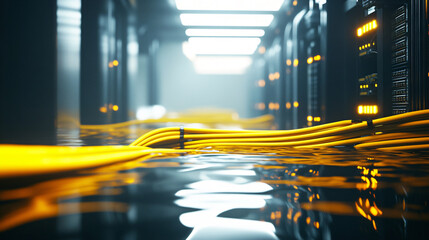 Submerged Critical Infrastructure: Flooded Data Center With Hazardous Electrical Systems