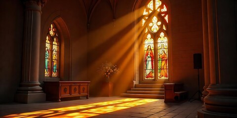 Obraz premium interior of church