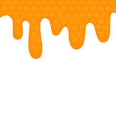 Element of a honeycomb vector illustration