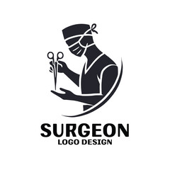 Surgeon Vector Logo Design