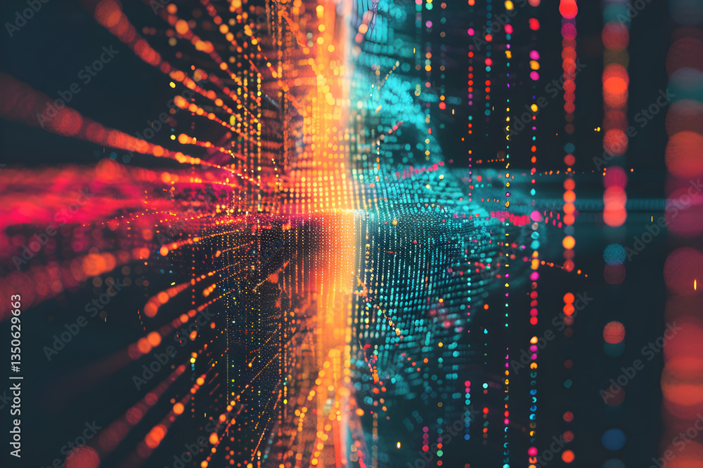 Fototapete visualizing the structure and dynamism: a comparative graphic of javascript vs typescript