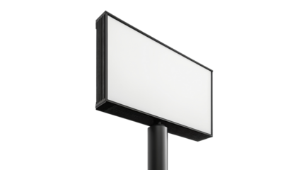 billboard mockup on white background