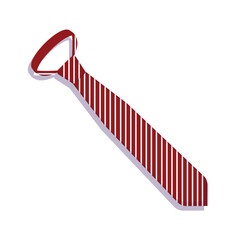 Tie isolated on whithe background