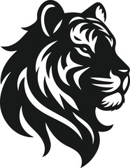 tiger head vector