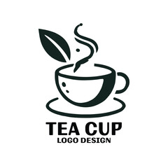  Tea Cup Vector Logo Design