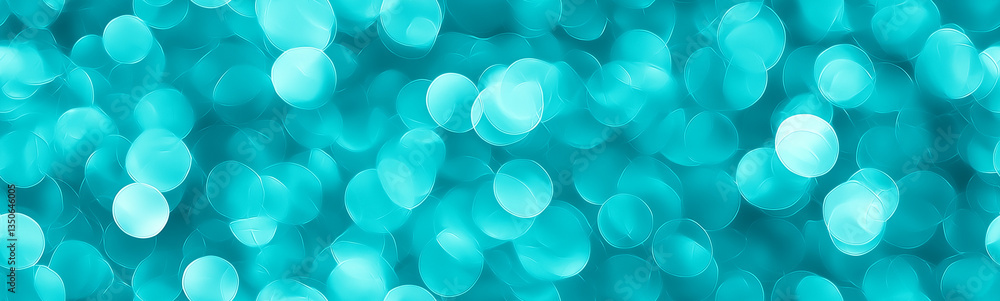 Poster abstract teal bokeh background soft circular light effects elegant design texture
