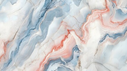 High-Resolution Abstract Marble Texture Elegant Pink, Blue, and White Swirls