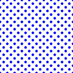 Dark Blue Pentagon Seamless Transparent Vector Pattern