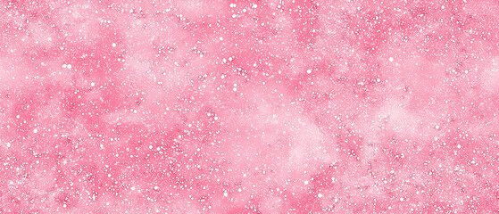 Obraz premium Pink Glitter Background Texture Sparkling Pastel Pink with White Dots Seamless Pattern Design