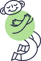 Abstract Shape Chaabstract, cartoon, vector, illustration, funny, shape, icon, set, graphic, cute, character, doodle, face, collection, design, trendy, geometric, symbol, elracter Illustration Element