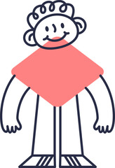 Abstract Shape Chaabstract, cartoon, vector, illustration, funny, shape, icon, set, graphic, cute, character, doodle, face, collection, design, trendy, geometric, symbol, elracter Illustration Element