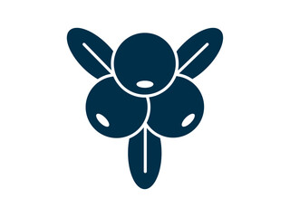 Berries icon. Spring vector icon concept. Simple vector line icon.