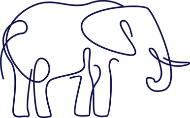 Line Art Animal Illustration Element