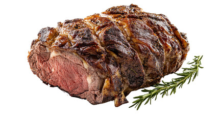 raw meat isolated on white