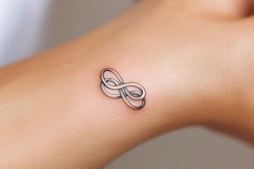 Infinity Symbol Tattoo Representing Eternity and Limitless Love on Wrist