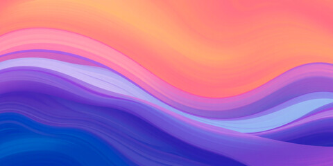 Fototapeta premium Seamless Abstract Wave Background Featuring a Smooth Gradient Transition, Creating a Fluid and Elegant Design with Soft Color Blends