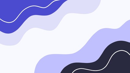 Layered pastel blue wave abstract background