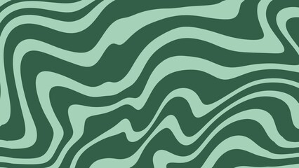 Watercolor liquid aesthetic background of green waves
