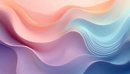 Obraz premium Abstract Gradient Background in Soft Pastel Colors