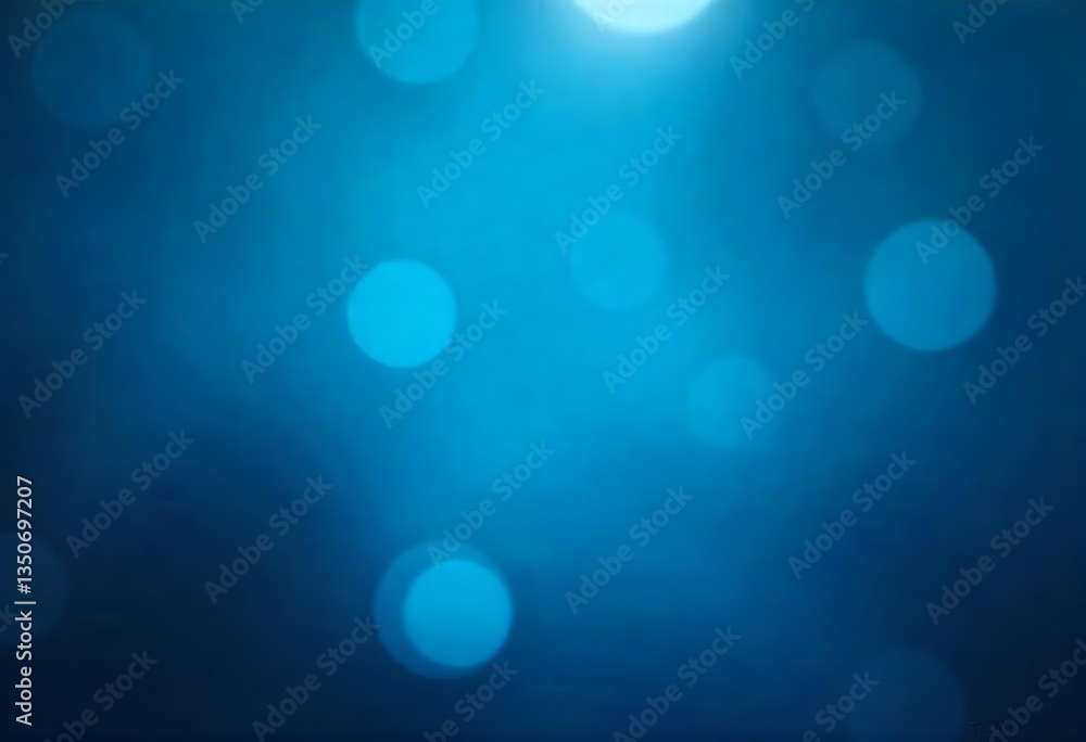Poster generative ai aqua marine dreamscape with shimmering bokeh effects abstract background