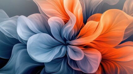 Obraz premium Abstract Floral Artwork