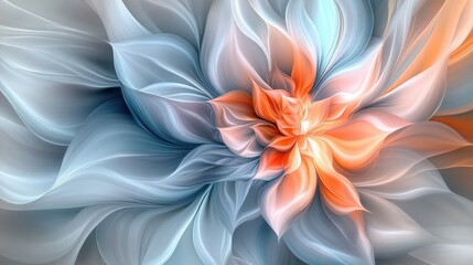 Abstract Flower Painting