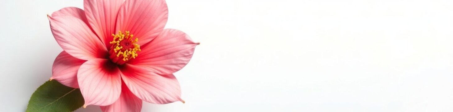 Large isolated flower on white background with subtle shadows, flowerart, flowerphotography, bigflower