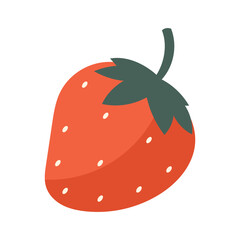 Strawberry fruit illustration