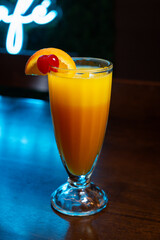 glass of orange juice