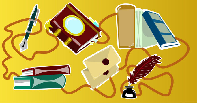 books and notebook iconos y recursos
