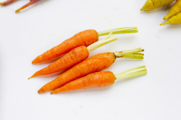Fresh carrot vegetables, Ripe carrots