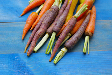 Fresh carrot vegetables, Ripe carrots