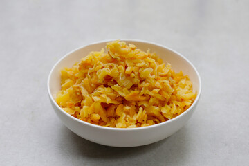 Dries cabbage leaves praserveg vegetables
